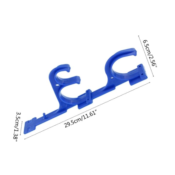 tuoye-เสาสระว่ายน้ำ2ชิ้น-ตัวยึดพลาสติกตะขอแขวนพร้อมสกรูสำหรับสระว่ายน้ำกลางแจ้งขาตั้งกล้องโทรทรรศน์แปรงท่อสวน