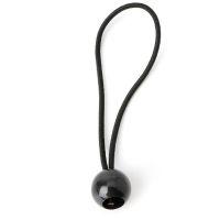 10 Pcs Black Ball Bungee Pack Shock Elastic Tie Loop Cord Fixing Securing Trailer Ropes Buckle Backpack Accessories Outdoor Tool