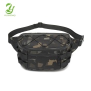 OZUKO Mobile Phone Waist Bag For Men Casual Functional Fanny Pack Fashion