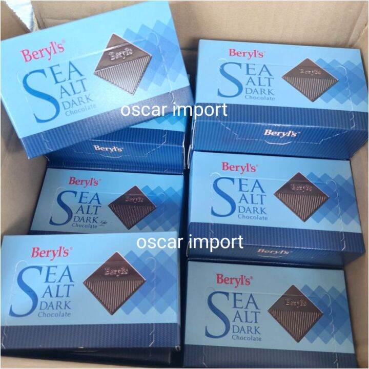 Beryl's Sea Salt Dark Chocolate 60g Coklat hitam dengan Garam laut