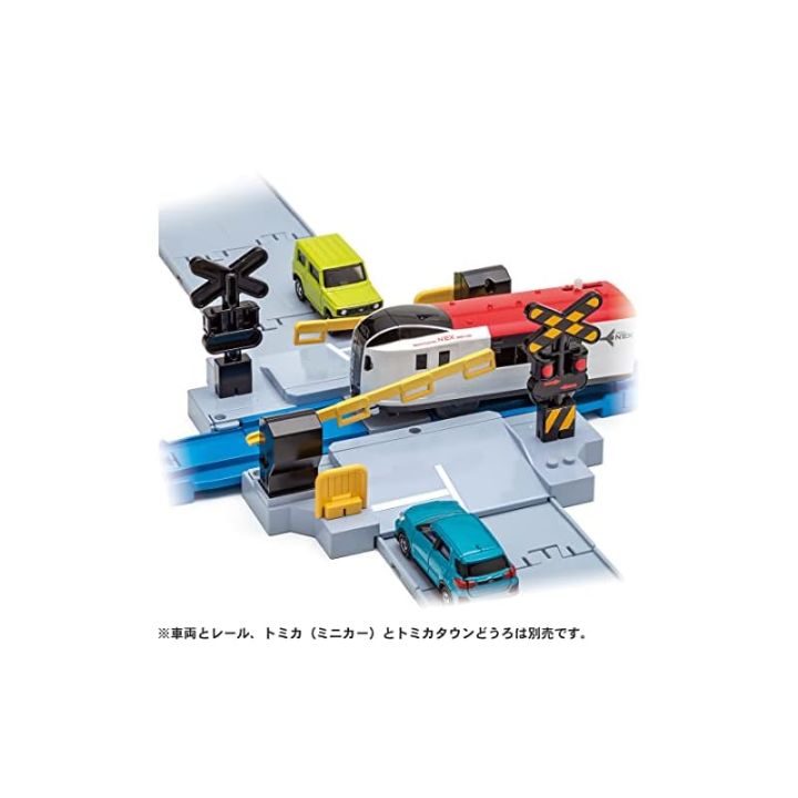 tomy-plarail-j-12เล่นกับระดับ-tomica-ข้ามรถไฟของเล่น3yrs-และขึ้น