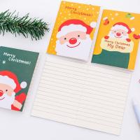 ❅▦❦ 4 Notebook Mix Korea Stationery Cute Merry Christmas Pocket Notepad Cute Cartoon Mini Supplies Gift Wholesale