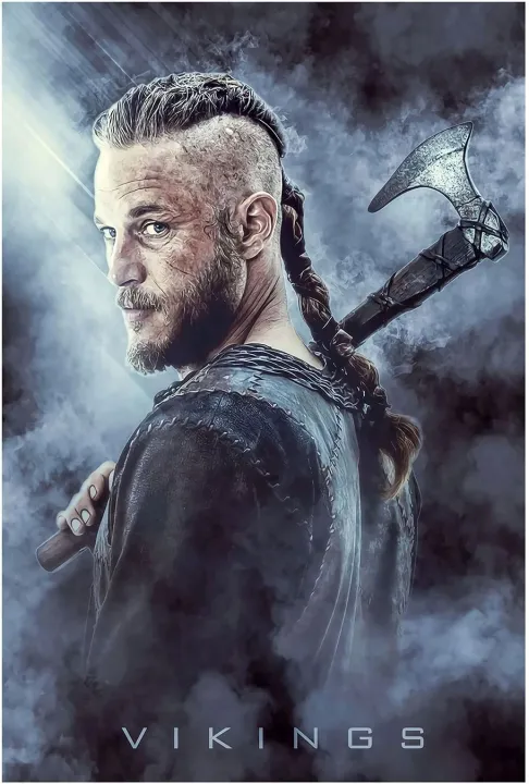 Vikings Movie Poster Ragnar Lothbrok Personality Decorative Painting ...