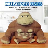 Simulation Decompression Gorilla Toy Elastic Army Creative Stress Relief Flexible Decompression Vent Stretching Funny Tricky Toy