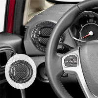 เครื่องปรับอากาศ Vent Cover Trim สำหรับ Ford Fiesta 2011 2012 2013 2014 2015สติกเกอร์คาร์บอนไฟเบอร์รถจัดแต่งทรงผมอุปกรณ์ตกแต่งภายใน