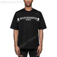 เสื้อยืดลำลองทรงหลวมพิมพ์ลายคอกลมสีดำมีแบรนด์ญี่ปุ่น Mastermind สำหรับทั้งหญิงและชายใหม่1 23SS