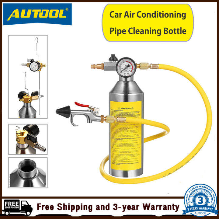 【3year warranty】AUTOOL Car Air Conditioner System Clean Canister
