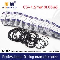 ◙◊✎ 20PCS/Lot Black NBR Sealing O-Ring CS1.5mm OD31/32/33/34/35/36/37/38/39/40/42/45/46/48/50x1.5mm Seal Rubber Rings Gasket Washer