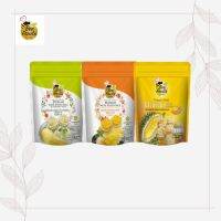 SET ขนมฟรีซดราย Freeze dried Snack ตราบีฟรุ๊ต? หอมหวานธรรมชาติ มัน อร่อย เข้ากันได้ดี 25 กรัม (3 ซอง)