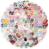 ↂ✁♕ 50/100pcs/pack Cute Cartoon Love Heart Stickers Kawaii Candy Stickers Scrapbooking Diary Stickers School Office Stationery