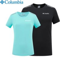 ✎เสื้อผ้าแห้งเร็วระบายอากาศเร็วสำหรับผู้ชายและผู้หญิง,พี่ชายของ Columbia Accessions เสื้อยืดแห้งเร็วสำหรับคู่รักฤดูร้อนแขนเสื้อแขนสั้นคอกลมเล็กๆน้อยๆระบายอากาศได้ดี