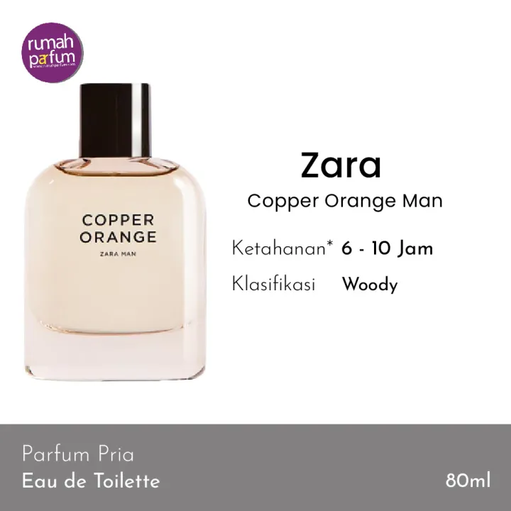 Zara Copper Orange Man 80 ML Lazada Indonesia