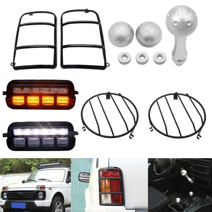 7 Inch LED Headlight For Lada Niva 4X4 1995 LED DRL Lights With Running  Turn Signal Accessories Car Styling Tuning