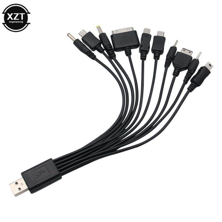 Universal Micro USB Cable Portable 10 In 1 USB Multi Charger Phoone