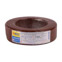 สายไฟ THW IEC01 BCC 1x4ตร.มม. 100 ม. สีน้ำตาลELECTRIC WIRE THW IEC01 BCC 1X4SQ.MM 100M BROWN **ขายดีที่สุด**