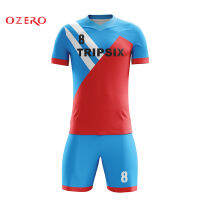 full sublimated soccer jerseys thai quality new mens stripes sport football uniforms set custom