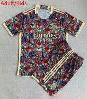 Benfica เสื้อยืด23/24ลายอนิเมะ,ชุดเจอร์ซี่ฟุตบอลคุณภาพแบบไทยสำหรับเด็กและผู้ใหญ่