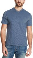 Weatherproof Vintage Mens V-Neck Brushed Cotton Tee, Navy, XXL