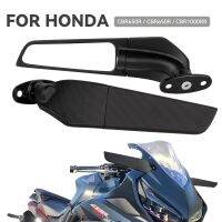 กระจกมองหลัง2ชิ้นปรับเปลี่ยน Spion Motor แบบปรับได้ปีกลมสำหรับ Honda CBR650 CBR600RR YAMAHA Kawasaki BMW