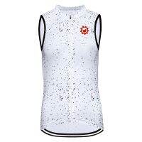 New Summer Womens Team Cycling Jersey Sleeveless Vest Clothing Breathable MTB Road Bike Riding Wear Sportswear Shirt Quic