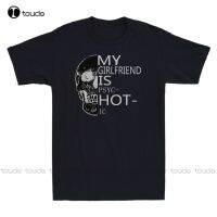 New My Friend Is Hot Psychotic Funny Retro MensS T-Shirt Black Short Sleeve Tee Shirts For Work Cotton Tee Xs-5Xl