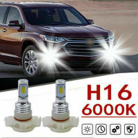 2x H16 5202 LED หลอดไฟตัดหมอก HID สีขาวสำหรับ Chevy COLORADO 2015-2021 Silverado 2500 3500 HD 2007-2019 Tahoe 07-2015หิมะถล่ม