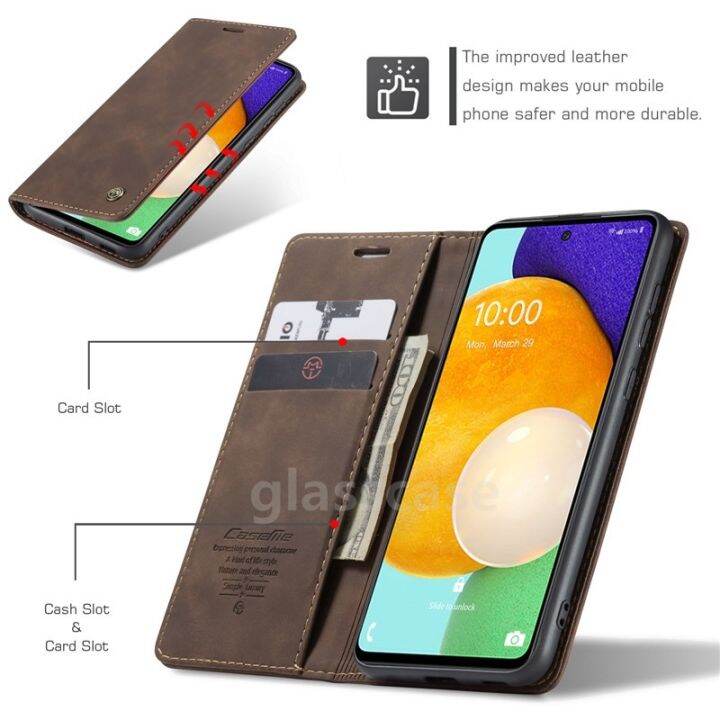 new-popular-samsung-galaxy-a53-a33-a13-a52-a52s-a72-a12-a22-s21-fe-4g-5g-flip-หนังเคสโทรศัพท์ช่องเสียบบัตรและกระเป๋าสตางค์-pu-bracket-ปลอกกันกระแทกป้องกันกรณีกรณี