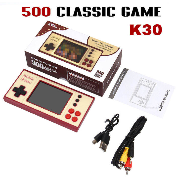 k30-พ็อกเก็ต-vintage-palm-game-machine-nostalgic-มินิคู่ต่อสู้-500-ใน-1-แปดตำแหน่งอาเขต