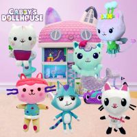 Gabbys Dollhouse Stuff Plush Toy ตุ๊กตาแมวน่ารัก ตุ๊กตาแมวนางเงือก ตุ๊กตาแมว Gabbys Dollhouse Plush Toy For Children