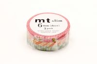 mt slim deco D (MTSLIM19) / เทปตกแต่งวาชิ รุ่น slim ลาย deco D แบรนด์ mt masking tape จากประเทศญี่ปุ่น