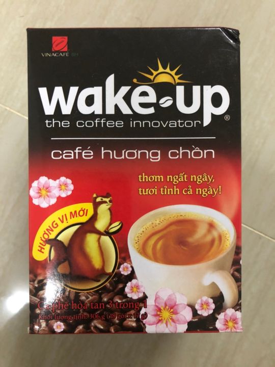 กาแฟ-กาแฟเวียดนาม-กาแฟสำเร็จรูป-3in1-wake-up-18ซอง-306g-นำเข้าจากเวียดนาม