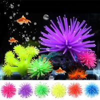 Aritifical Coral Pants for Fish Tank Aquarium Decoration Simulated Urchin Ornmants Underwater Decor Accessories Aquarium Plants