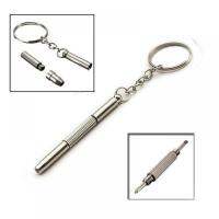 Stainless Steel Watch DIY Mini Tool Screwdriver Key Chain