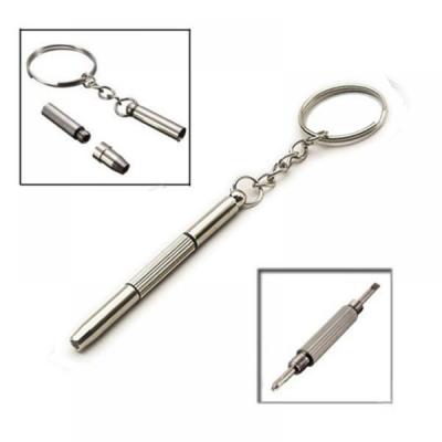 Ring Stainless Steel Watch Mini Key Chain Screwdriver Tool