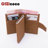 New Credit Card Holder Arrival RFID Blocking Card Holder PU Leather Unisex Business ID Holders Aluminum Box Card Wallets Card Holders