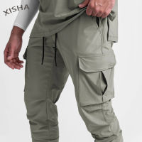 XISHA Mens Casual Trousers Gyms Fitness Sweatpants Joggers Men Pants Training Trackpants Streetwear Overalls Fashion Cargo Pants