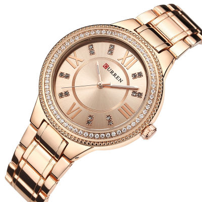 CURREN Fashion Women Watches Top Brand Luxury Ladies Girl Wrist Watch Stainless Steel Bracelet Classic Casual Female Clock 9004