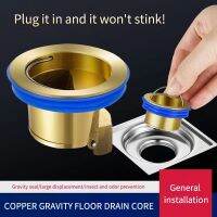 【YF】❉✘●  All-copper Floor Drain Core Shower Stopper Insectproof Anti-odor Deodorization Toilet  Sewer