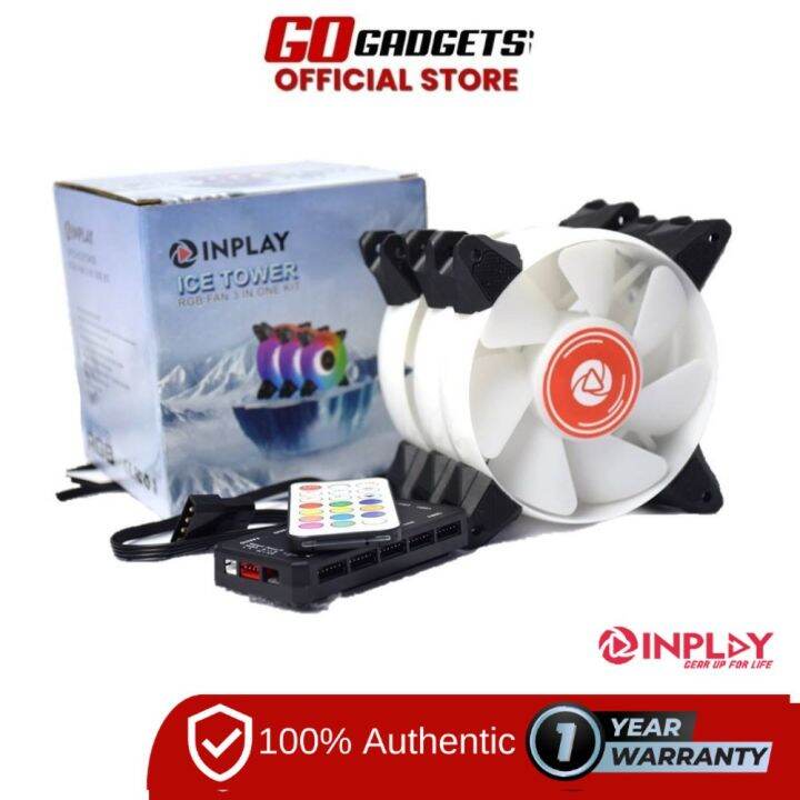 ※Inplay 120mm ARGB Cooling Fan Ice Tower V2 3in1 Kit With Controller Remote♟ Lazada PH