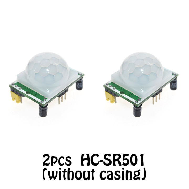 2PCS HC-SR501 Adjust Infrared IR Pyroelectric Infrared PIR Module ...