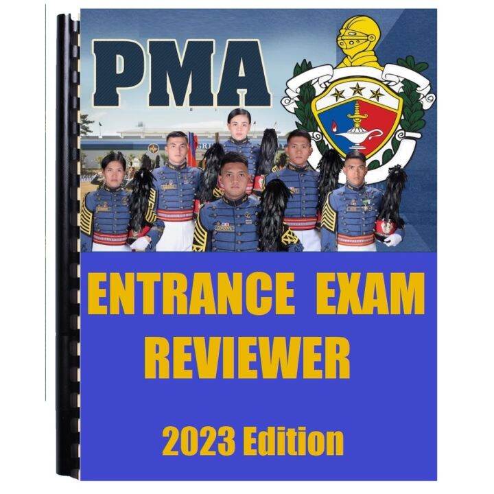 PMA Entrance Exam Reviewer 2022 Edition | Lazada PH