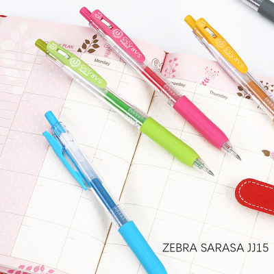 ZEBRA SARASA Clip JJ15 Gel Pen Black Ink 0.5mm0.4mm School Supplies Stationery 20 Colors Gel Pen for Journal Writing