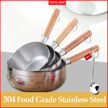 Kitchen Cookware Soup Sauce Pan Stainless Steel Japanese Snow Pan - China  Snow Pan and Stainless Steel Snow Pan price