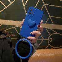 Realme9 Love Heart Bracelet Silicone Case On For Oppo Realme 8 9 Pro Plus 4g 5g 9pro 8i 9i 7 7i C21y Wrist Band Cover Gt Neo 2 Electrical Connectors