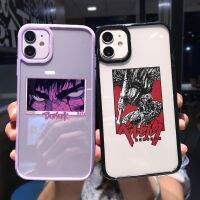 【Quick Delivery】 อะนิเมะ Berserk Guts ดาบ ShockproofCase13MAX 11XR7 X SE20 8PlusClear เปลือกปกแข็ง