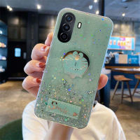 เคส สำหรับ Huawei Nova Y71 Y70 ประกายดาวดวงจันทร์ซิลิโคนนิ่มใสลายการ์ตูนแมวกันตกสำหรับ Huawei Nova Y71 Y70 ฝาหลัง