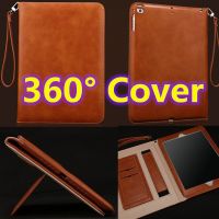 Real Leather Magnetic Case For iPad 11 12.9 Air 2 3 10.5 10 360 Shockproof Cover iPad Pro 10.5 10.2 9.7 Mini 2 3 4 5 Funda Shell Cases Covers