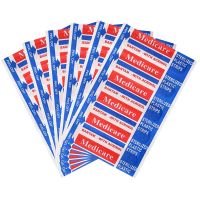 【CW】 100pcs/set Non woven Fabric Waterproof Breathable Sterile Wound Paste Medic Band Aid Bandage Emergency First Aid Bandage Plaster