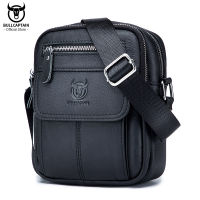 Bullcaptain Casual Men S Shoulder Bags Business Messenger Bag High-Quality Men S Cow Leather Bag S Mini Large Capacity Pocket