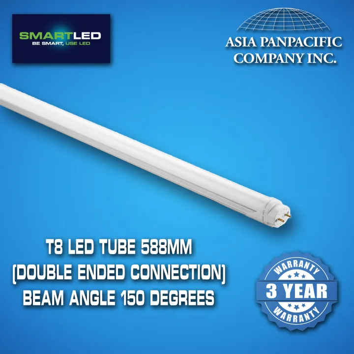 T8 LED TUBE 588MM (DOUBLE ENDED CONNECTION) | Lazada PH